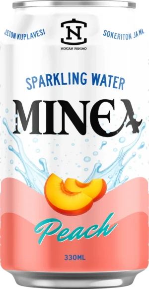 Minea Peach sparkling water