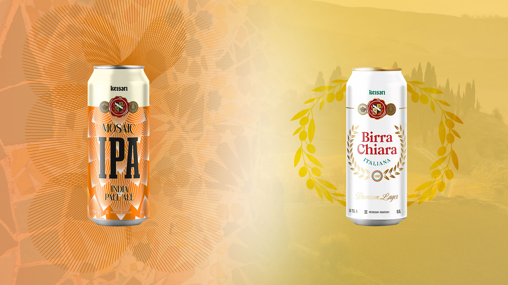 Näin syntyivät menestystuotteet Keisari Mosaic IPA ja Keisari Birra Chiara