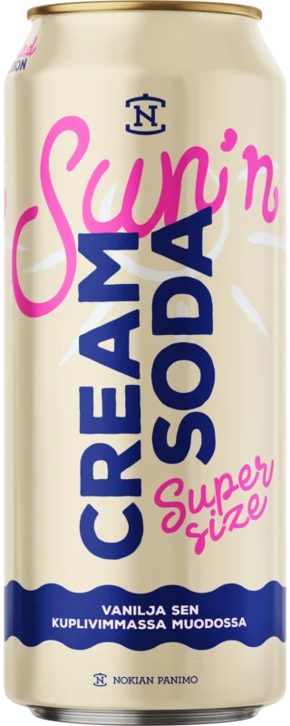 Sun'n Cream Soda Super Size